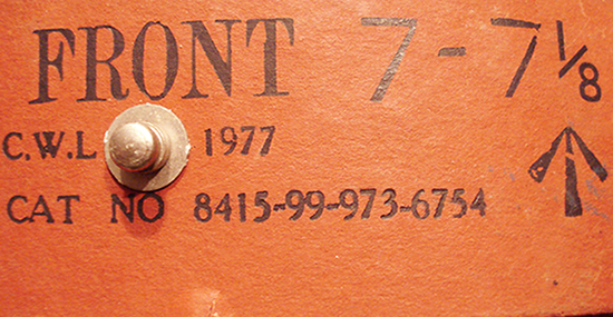 Fabrication C.W.L en 1977, grande taille. Fabrication C.W.L en 1977, grande taille.