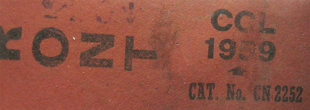 Fabrication CCL en 1959. Fabrication CCL en 1959.