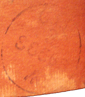 Tampon de contrôle sur cerclage. Tampon de contrôle sur cerclage.