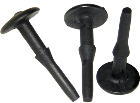 Rivets en caoutchouc. Rivets en caoutchouc.