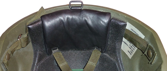 Partie arrière et bande de réglage.