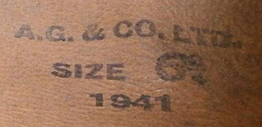 A.G.&Co Ltd 1941 6 3/4. A.G.&Co Ltd 1941 6 3/4.