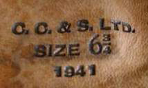 C.C.&S. Ltd 1941 6 3/4. C.C.&S. Ltd 1941 6 3/4.