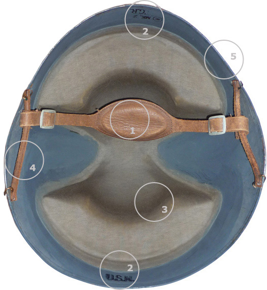 Casque USN Mark II. Casque USN Mark II.