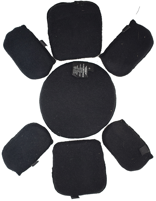 Ensemble de sept pads.