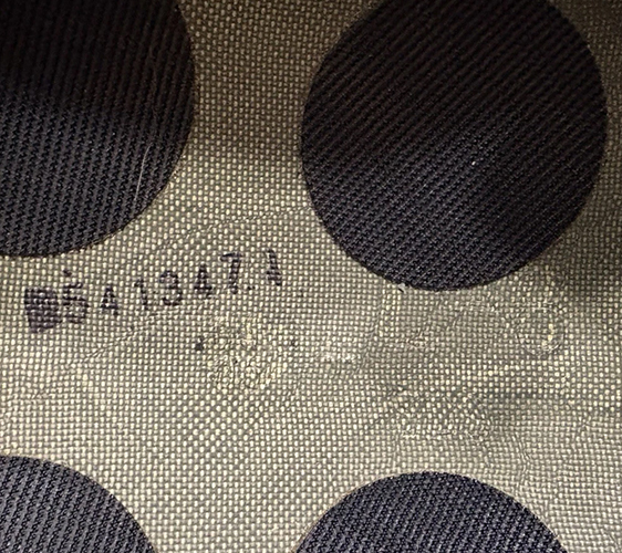 Marquage de fond de bombe.