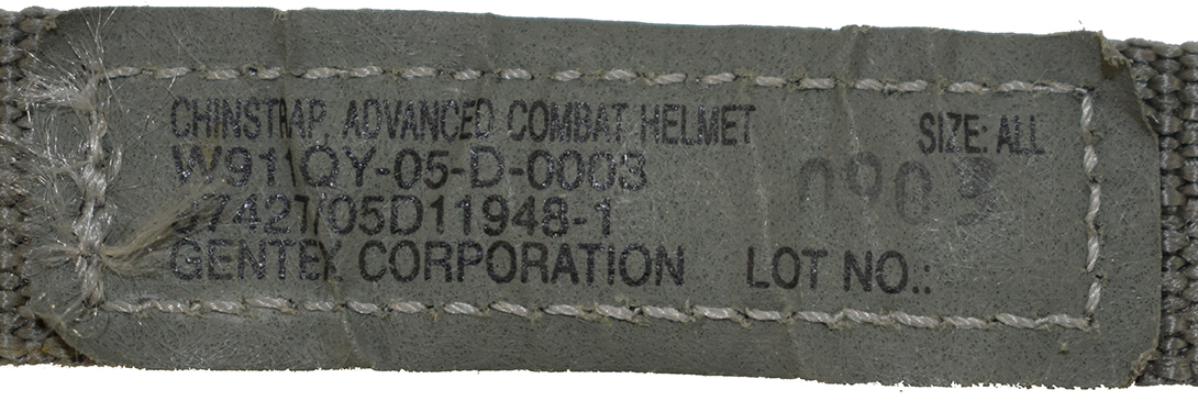 &Eacute;tiquette appliqu&eacute;e par Gentex.