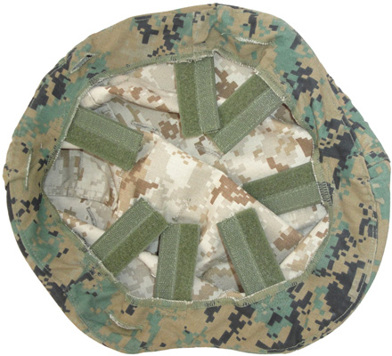 Vue intérieure avec bande velcro. Vue intérieure avec bande velcro.