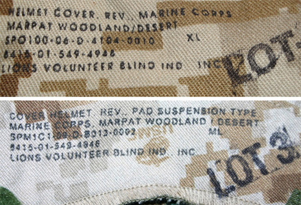 Marquages fabricant tamponnés. Marquages fabricant tamponnés.