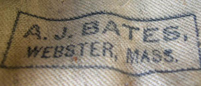 A.J.Bates, Webster - Massachusetts. A.J.Bates, Webster - Massachusetts.