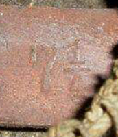 Marquage taille sur sangle en cuir. Marquage taille sur sangle en cuir.