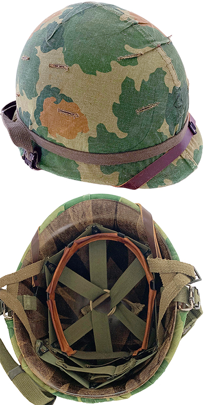 Casque M-1 C M1951 (avec liner M1958). Casque M-1 C M1951 (avec liner M1958).