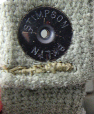 Bouton pression non recouvert (Fabrication SIMPSON Brooklyn). Bouton pression non recouvert (Fabrication SIMPSON Brooklyn).