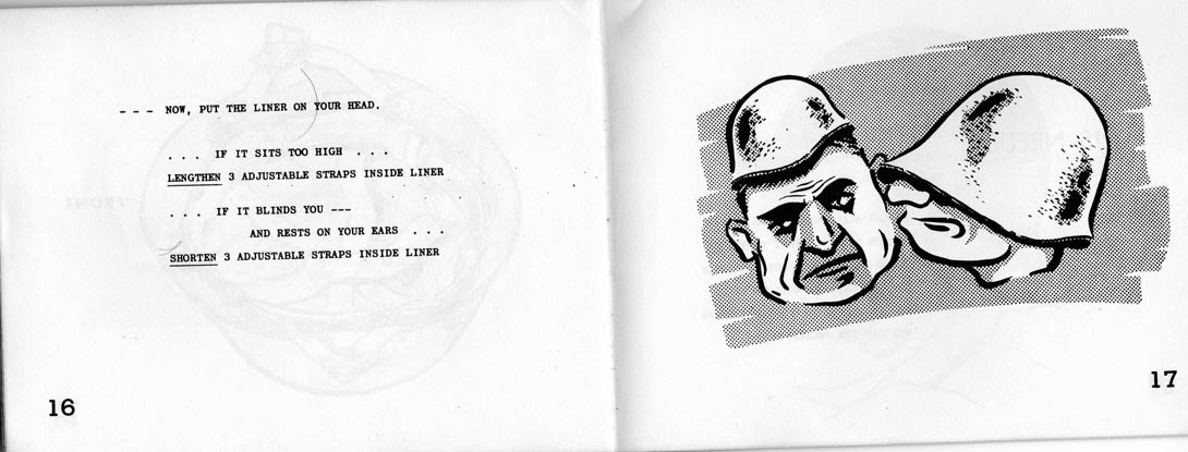 Manuel instruction du liner M1964 parachutiste.