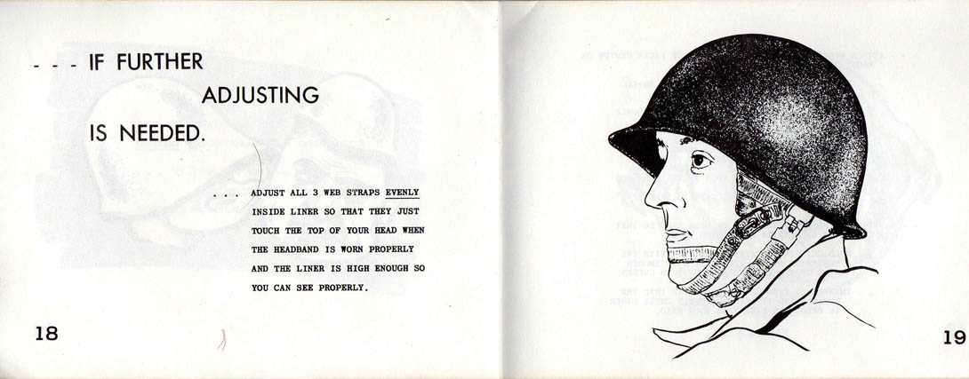 Manuel instruction du liner M1964 parachutiste.