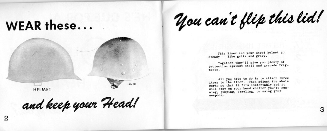 Manuel instruction du liner M1964 parachutiste.