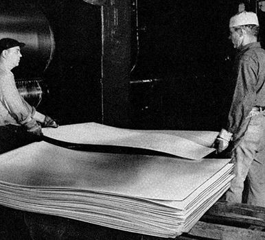 Étapes du laminage de l'acier chez Carnegie-Illinois Steel Corporation. Étapes du laminage de l'acier chez Carnegie-Illinois Steel Corporation.