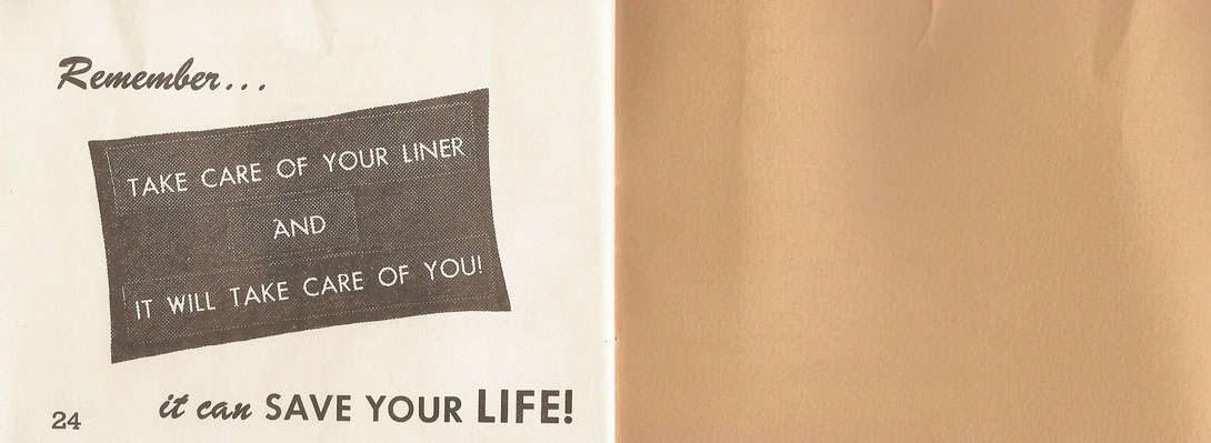 Manuel instruction du liner M1964.