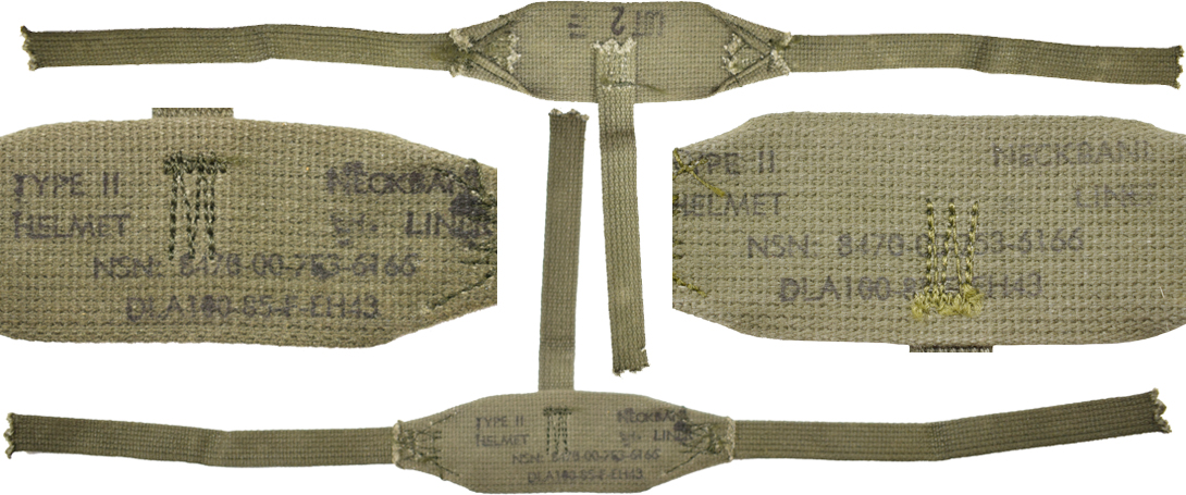 Neckband, envers/revers et exemples de marquages. Neckband, envers/revers et exemples de marquages.