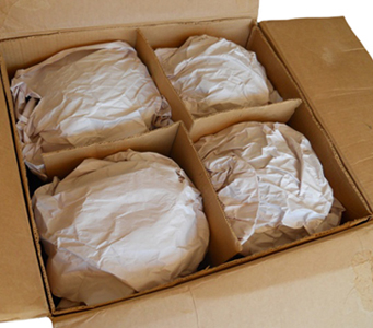 Conditionnement des coques en carton de 20 unités. Conditionnement des coques en carton de 20 unités.