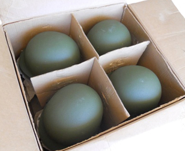 Conditionnement des coques en carton de 20 unités. Conditionnement des coques en carton de 20 unités.