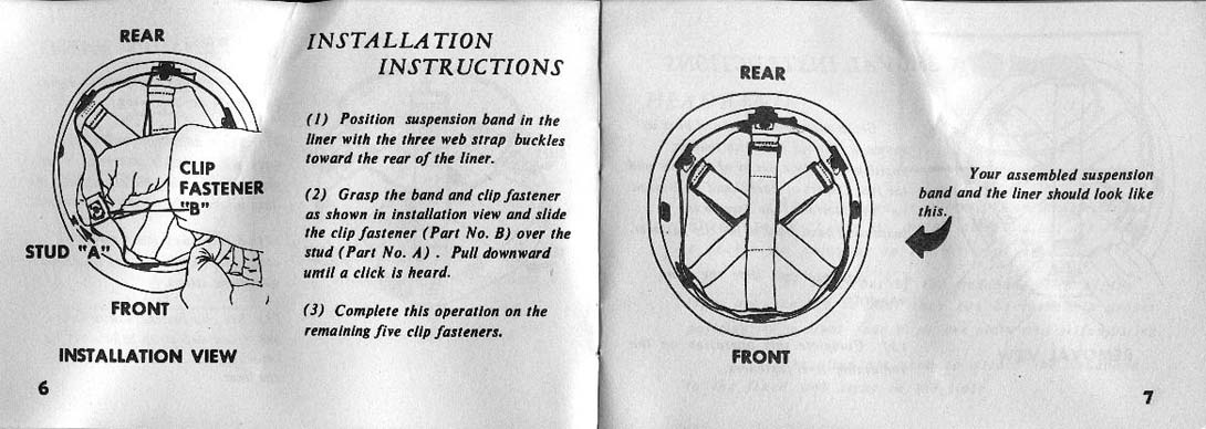 Manuel instruction du liner M1972.
