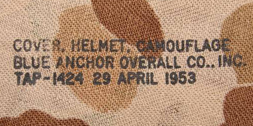 Marquage couvre-casque M-1