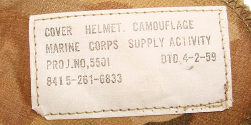 Marquage couvre-casque M-1