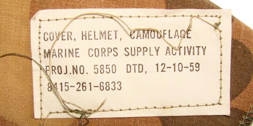 Marquage couvre-casque M-1