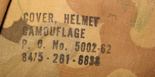 Marquage couvre-casque M-1