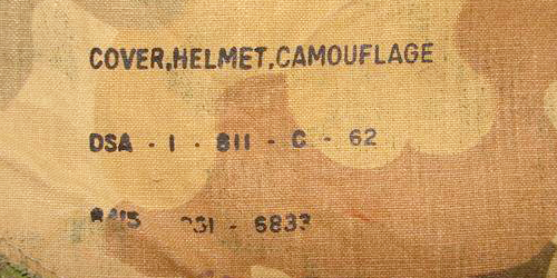 Marquage couvre-casque M-1