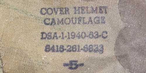Marquage couvre-casque M-1