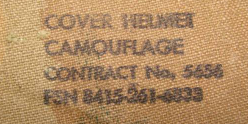 Marquage couvre-casque M-1