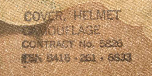 Marquage couvre-casque M-1