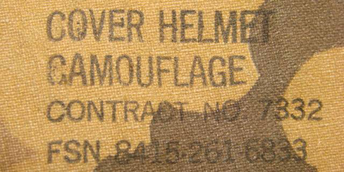 Marquage couvre-casque M-1