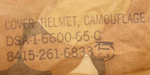 Marquage couvre-casque M-1