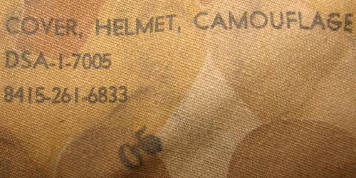 Marquage couvre-casque M-1