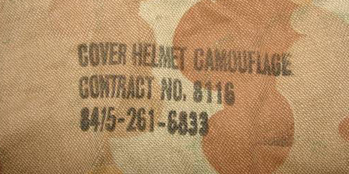 Marquage couvre-casque M-1