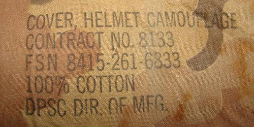 Marquage couvre-casque M-1