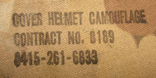 Marquage couvre-casque M-1