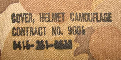 Marquage couvre-casque M-1