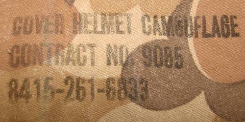 Marquage couvre-casque M-1