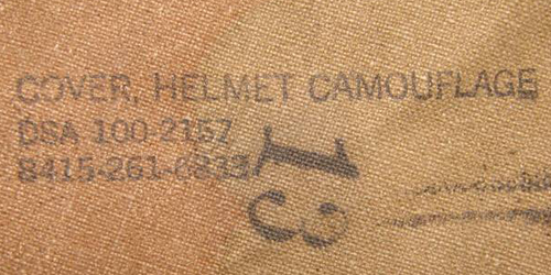 Marquage couvre-casque M-1