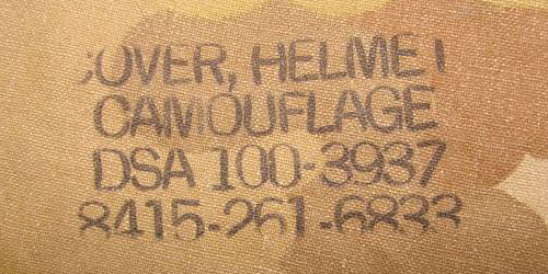 Marquage couvre-casque M-1