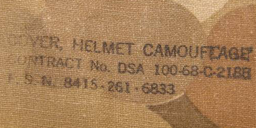 Marquage couvre-casque M-1