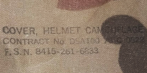 Marquage couvre-casque M-1