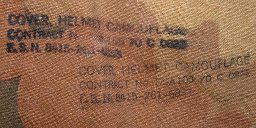 Marquage couvre-casque M-1