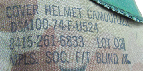 Marquage couvre-casque M-1