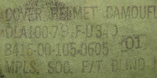 Marquage couvre-casque M-1