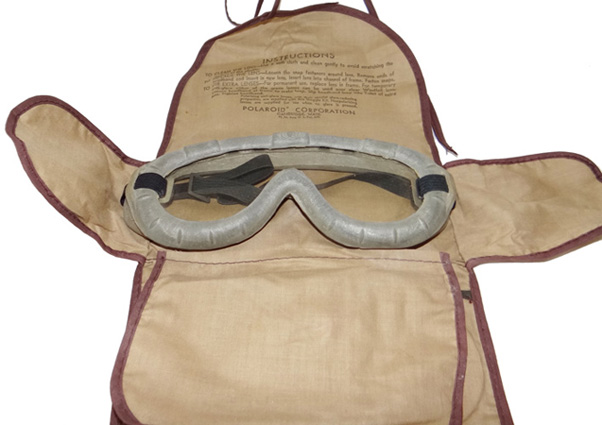 Lunettes dans sa housse. Lunettes dans sa housse.